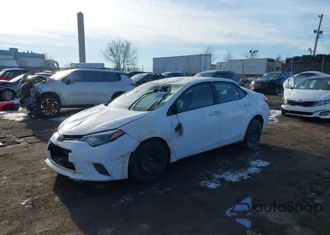 2016 Toyota Corolla Le z USA, uszkodzony, nr VIN 2T1BURHE4GC498320